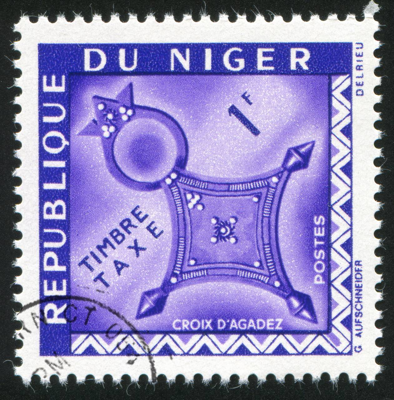 m_fld15_briefmarke niger Arabisch - mdou moctar – Spracheninstitut Universität Leipzig
